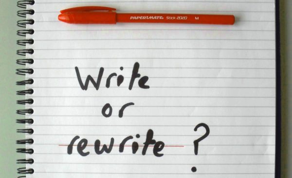Write or rewrite